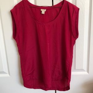 Jcrew magenta sleeveless top